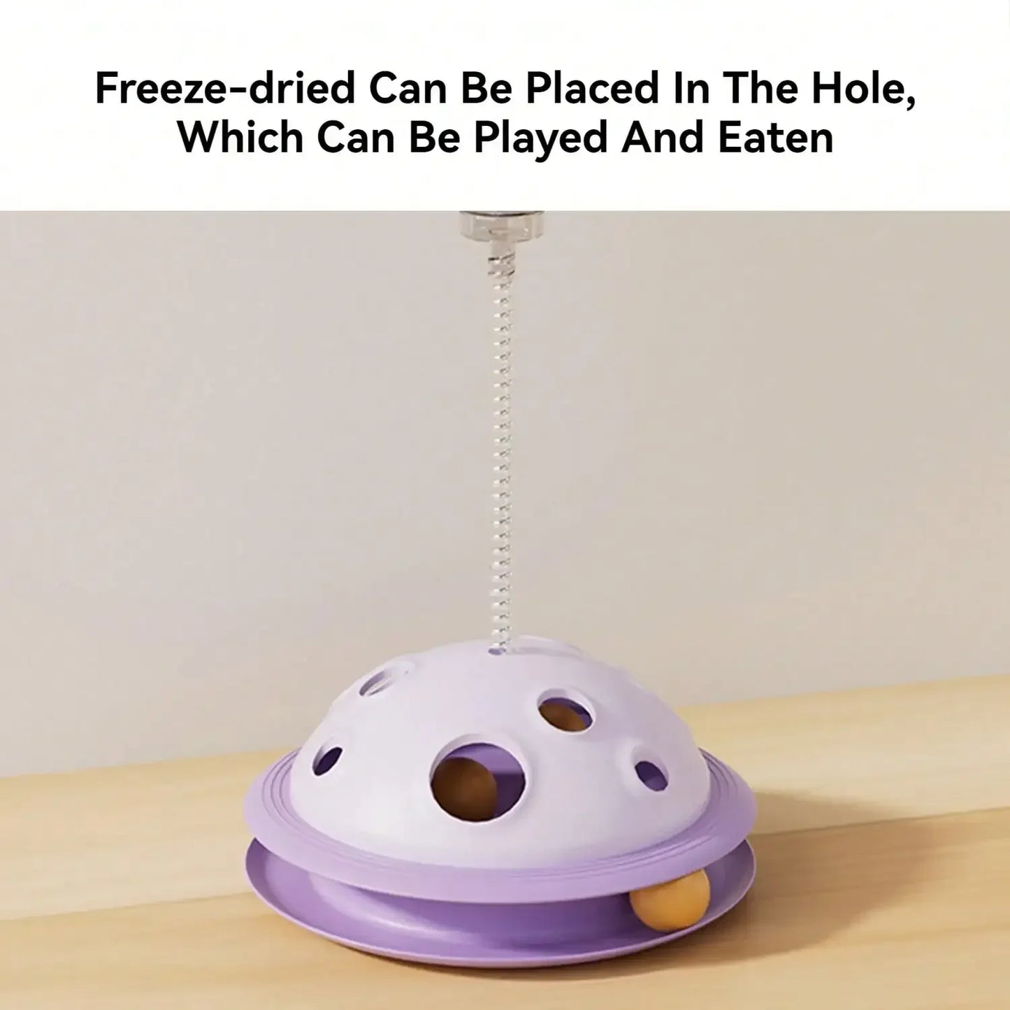 Interactive Solid Color Planet Snack Dispenser – Educational Toy for Cats and Dogs - My Fur Baby
