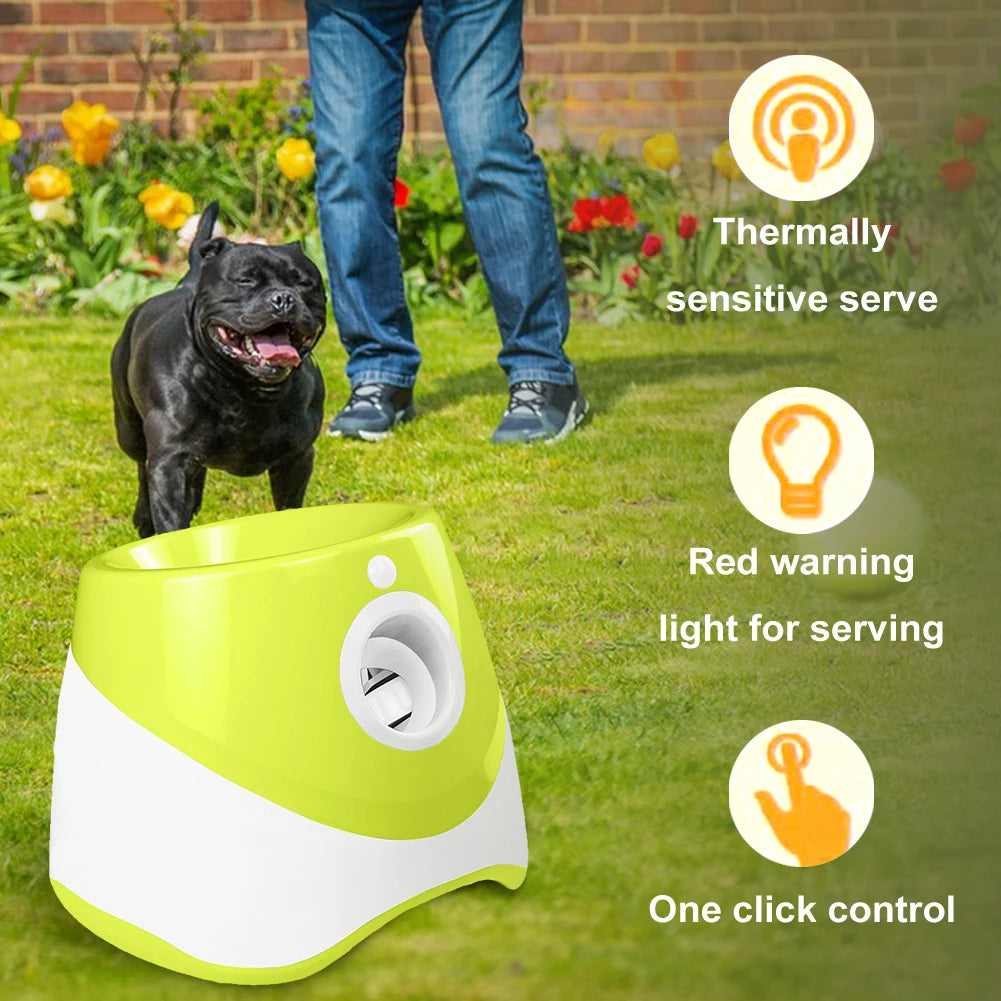 Dog Tennis Launcher – Automatic Ball Launcher Catapult for Interactive Pet Play - My Fur Baby