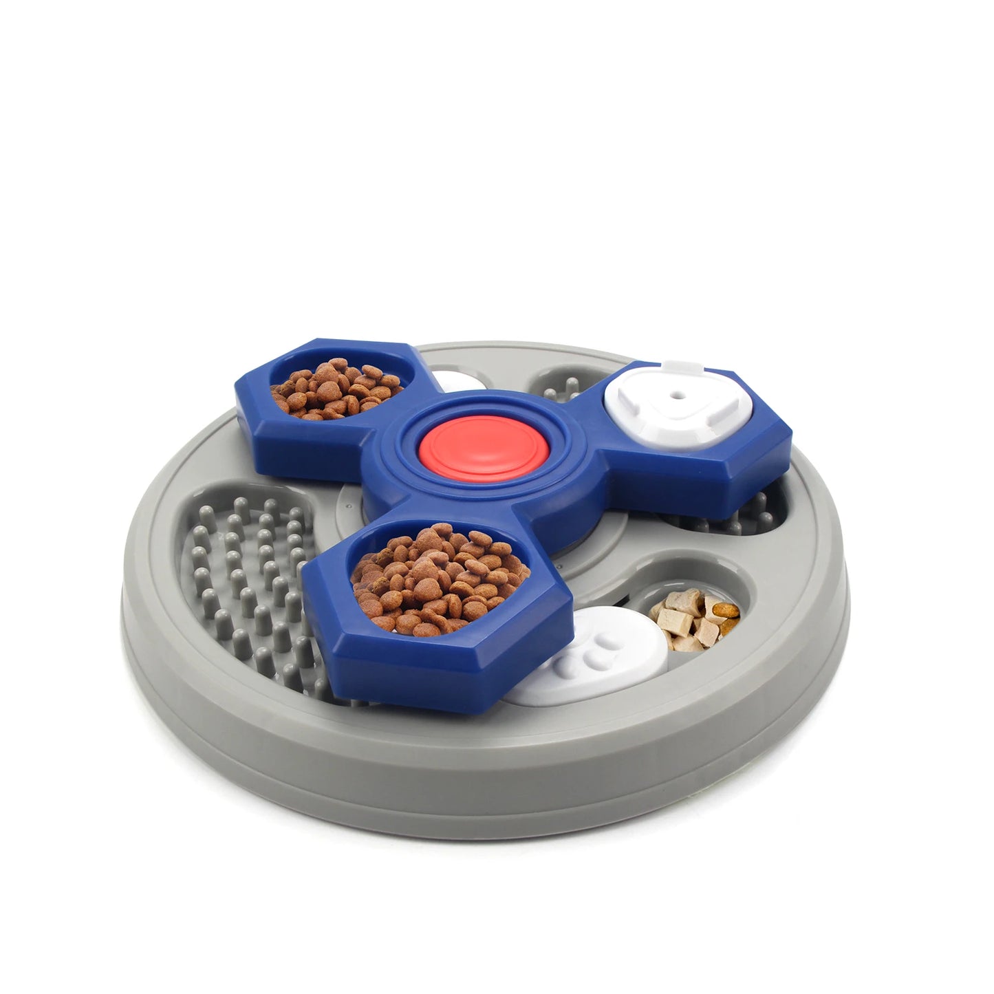 2-Layers Dog Puzzle Slow Feeder – Interactive Food Dispenser to Increase Puppy IQ and Prevent Choking - My Fur Baby