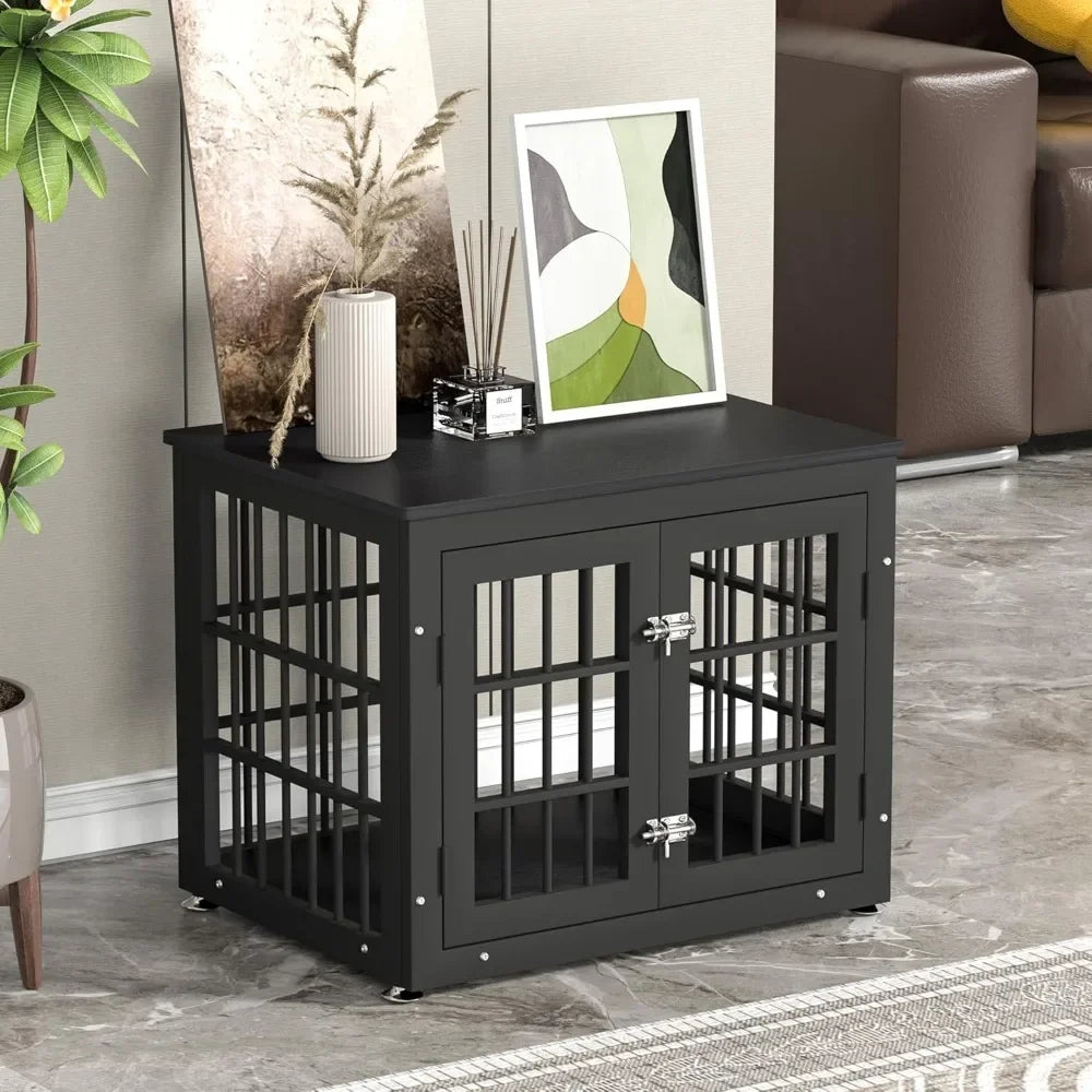 PawHaven- 26" Heavy-Duty Wooden Dog Crate