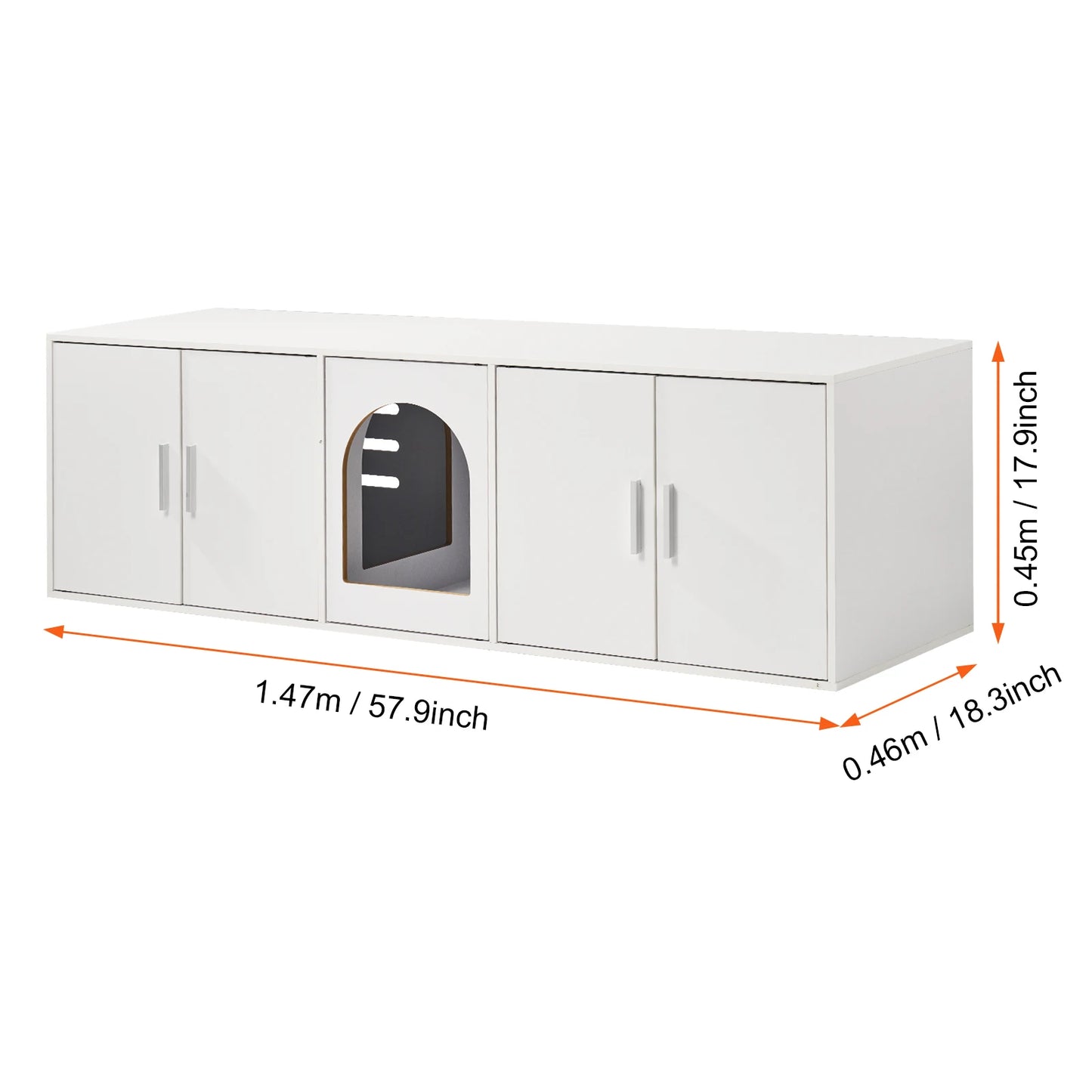 PurrHide- Dual Cat Litter Box Enclosure
