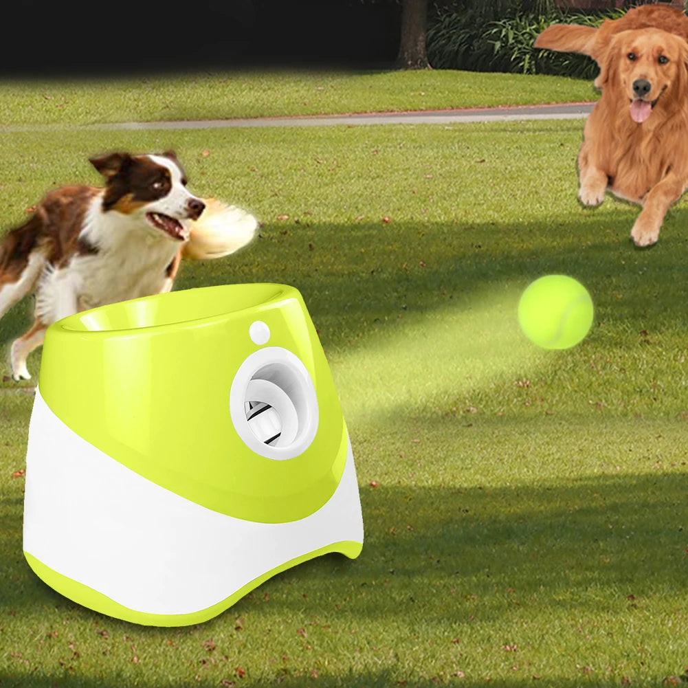 Dog Tennis Launcher – Automatic Ball Launcher Catapult for Interactive Pet Play - My Fur Baby