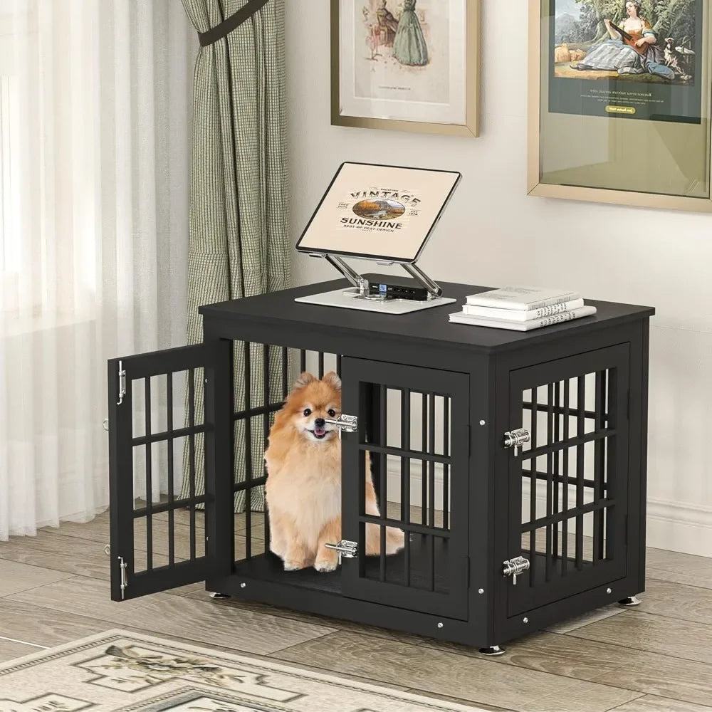 PawHaven- 26" Heavy-Duty Wooden Dog Crate