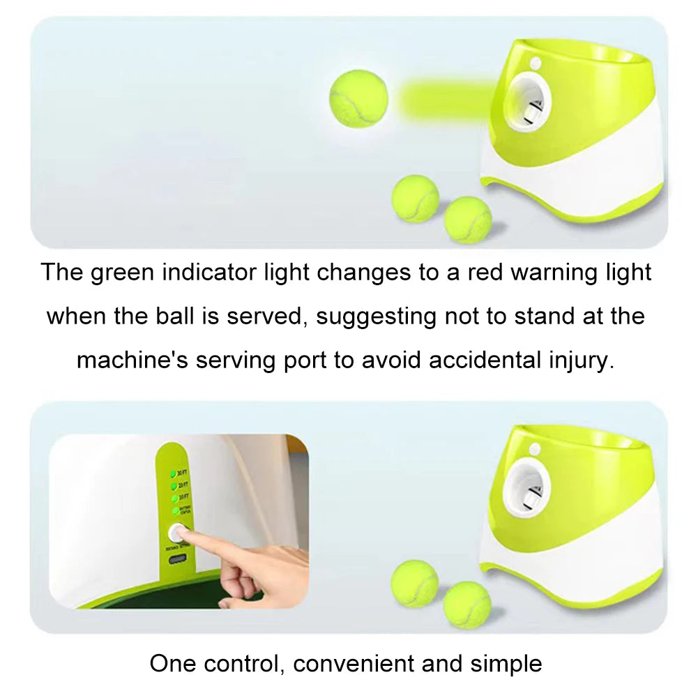 Dog Tennis Launcher – Automatic Ball Launcher Catapult for Interactive Pet Play - My Fur Baby