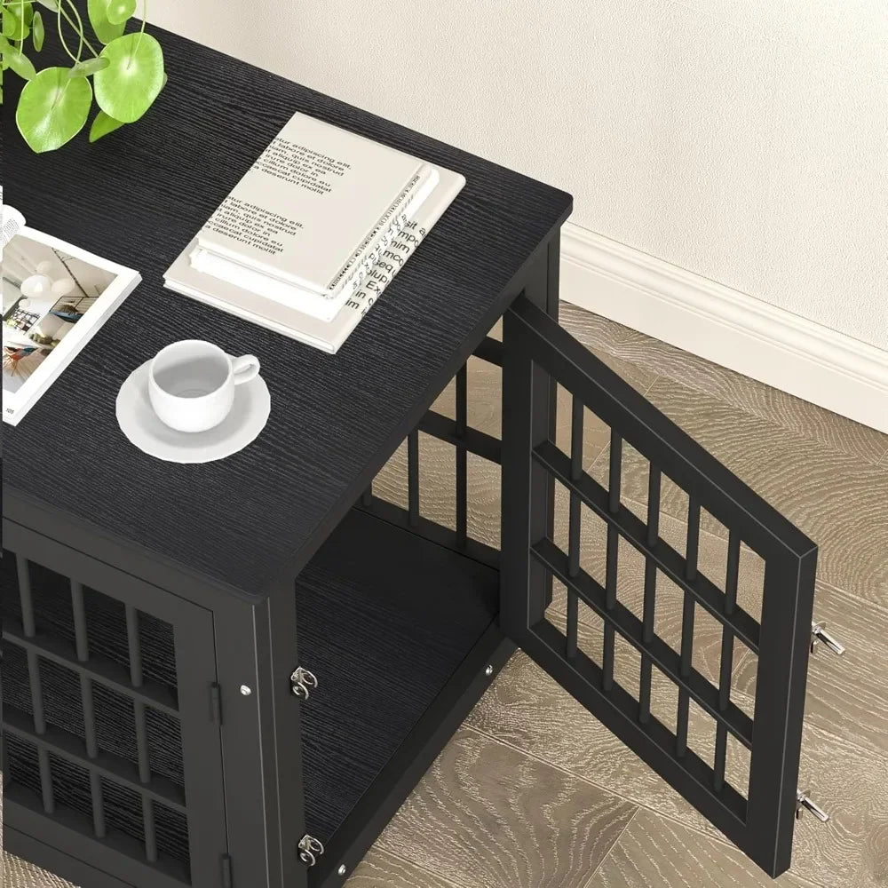 PawHaven- 26" Heavy-Duty Wooden Dog Crate
