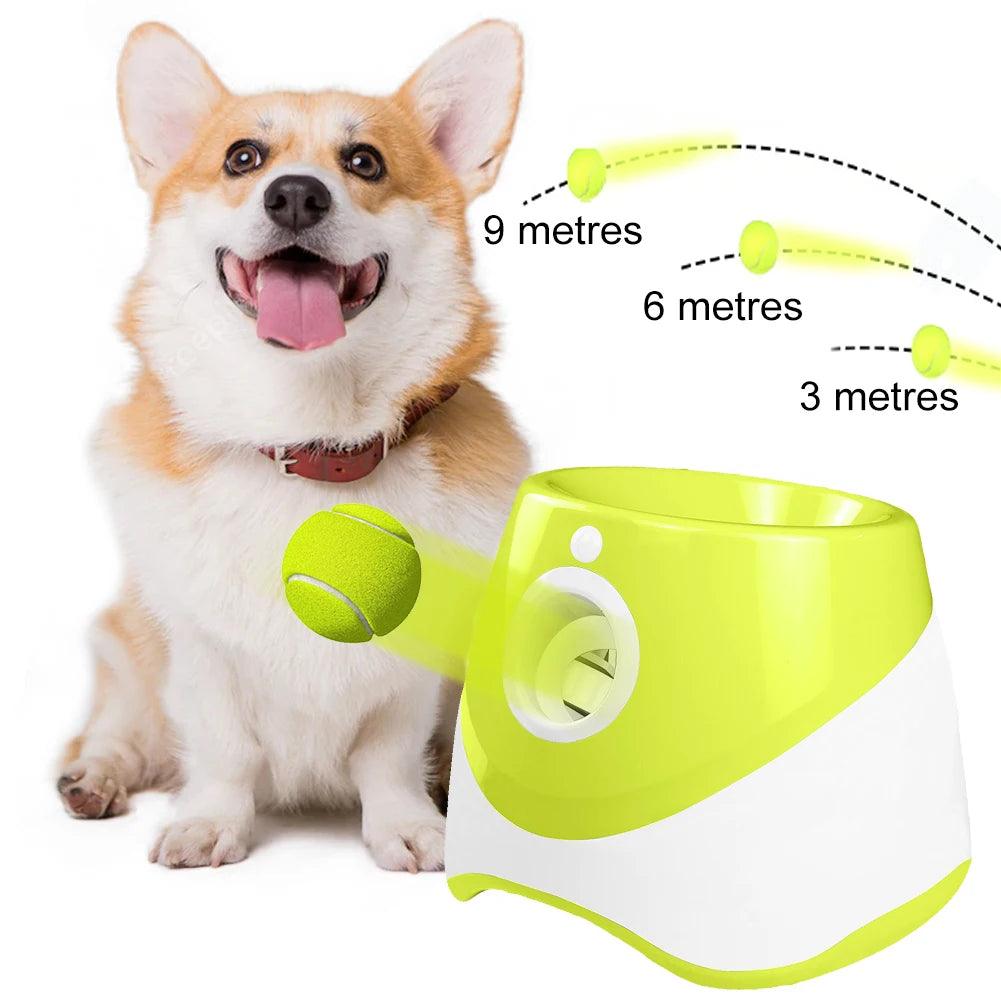 Dog Tennis Launcher – Automatic Ball Launcher Catapult for Interactive Pet Play - My Fur Baby
