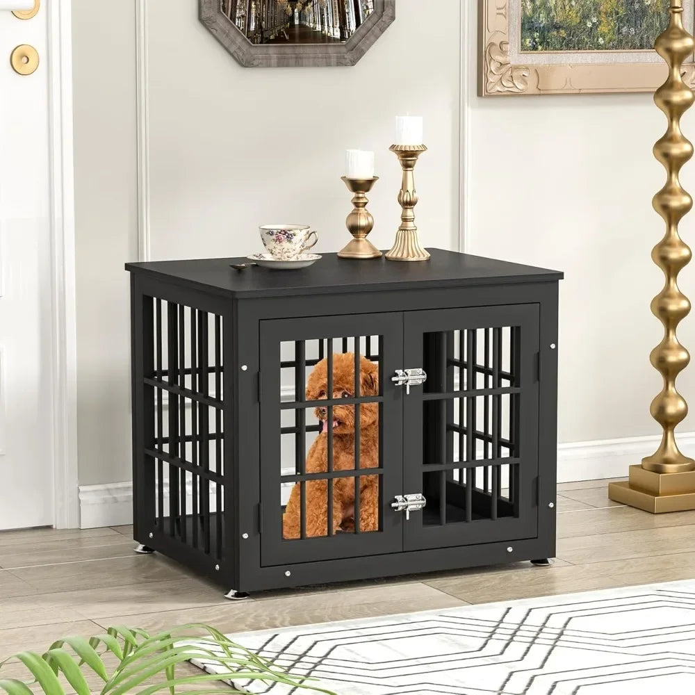 PawHaven- 26" Heavy-Duty Wooden Dog Crate
