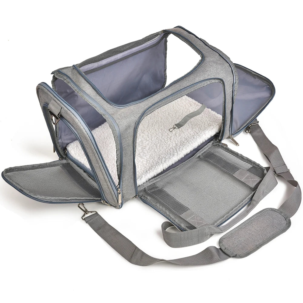 Airline-Approved Soft Dog Carrier Bag – Waterproof, Claw-Proof & Travel-Ready - My Fur Baby