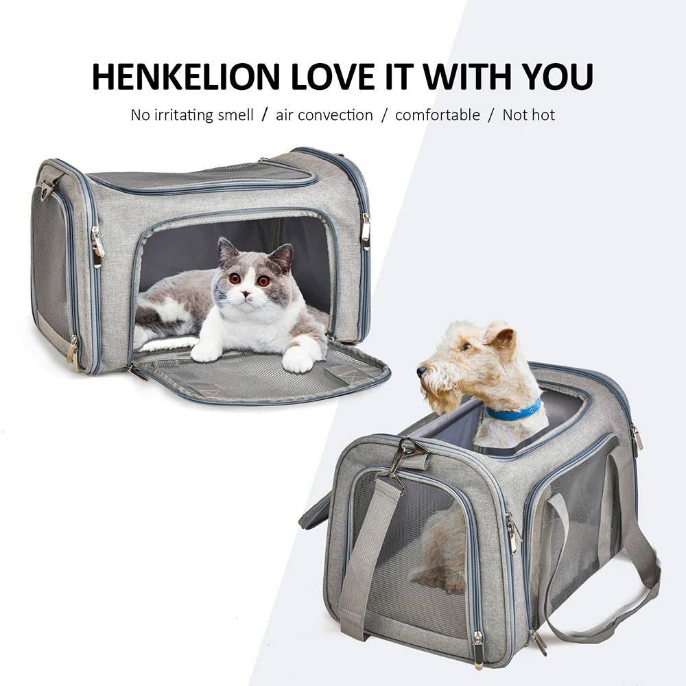 Airline-Approved Soft Dog Carrier Bag – Waterproof, Claw-Proof & Travel-Ready - My Fur Baby