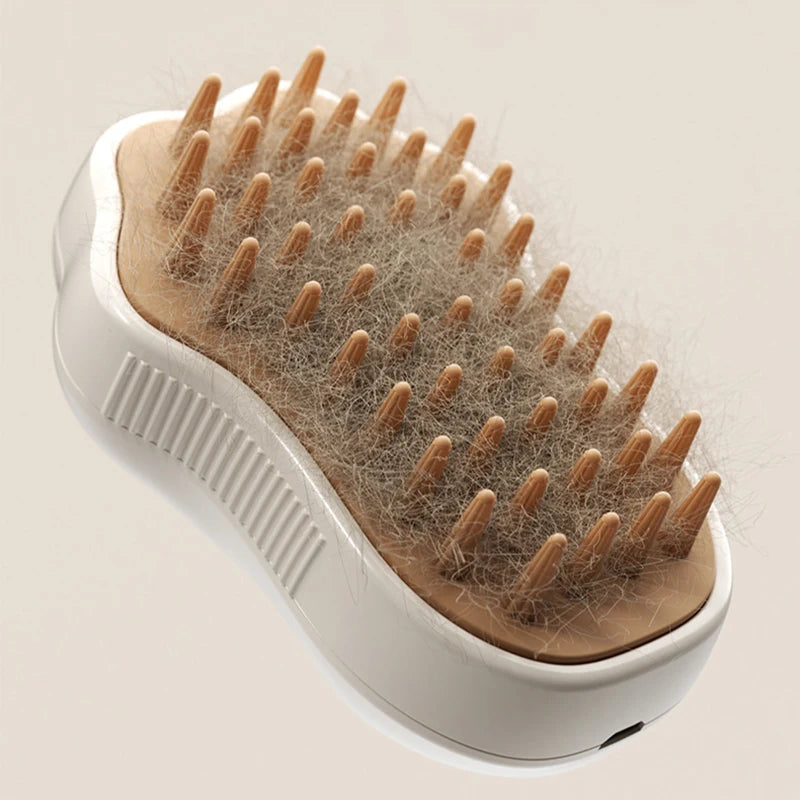 3 in 1 Steaming Pet Grooming Brush - My Fur Baby