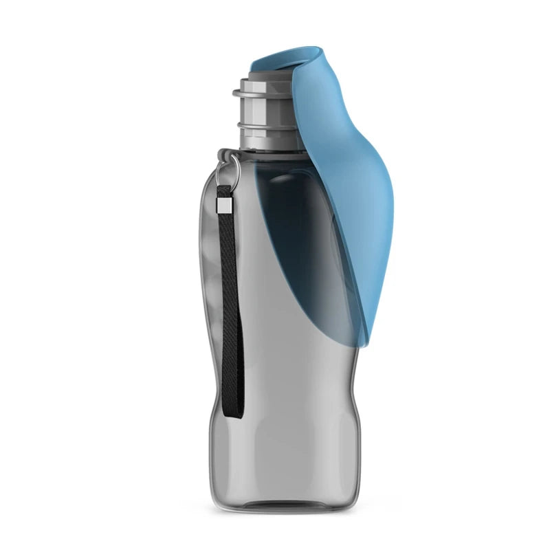 Portable Dog Travel Water Bottle with Built-in Drinking Bowl – 800ml Leak-Proof Pet Hydration Solution - My Fur Baby