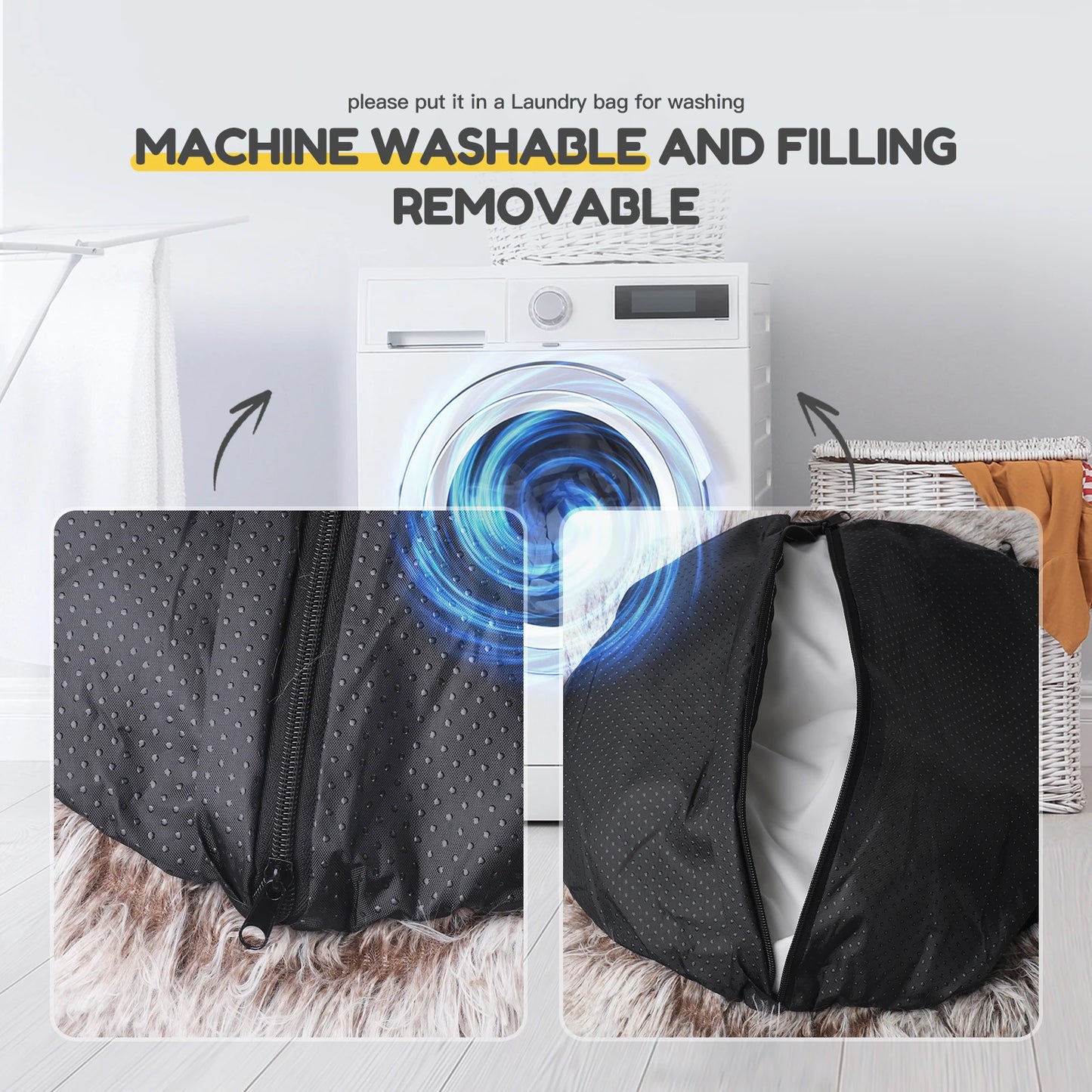 21'' Pet Cat & Dog Soft Semi-Enclosed Nest Bed — Cozy Indoor Resting House for Cats & Small Dogs - My Fur Baby