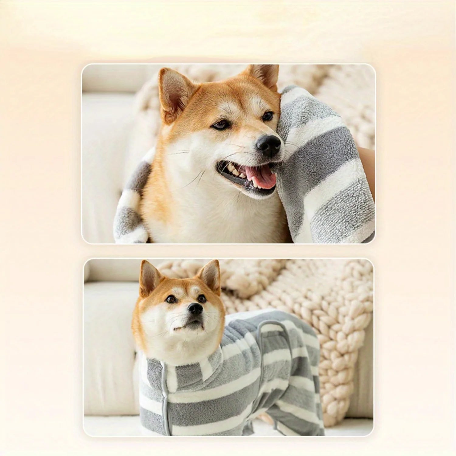 FurSpa- Large Dog Bathrobe - My Fur Baby