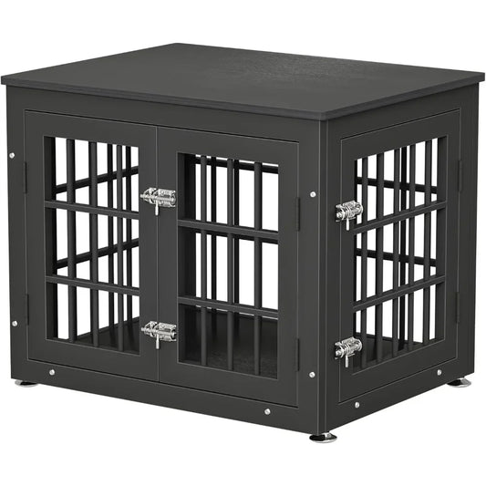 PawHaven- 26" Heavy-Duty Wooden Dog Crate