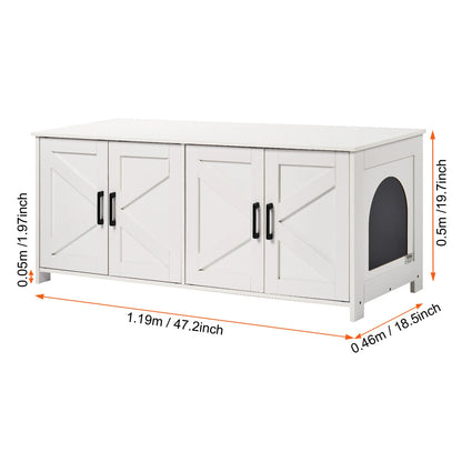PurrHide- Dual Cat Litter Box Enclosure