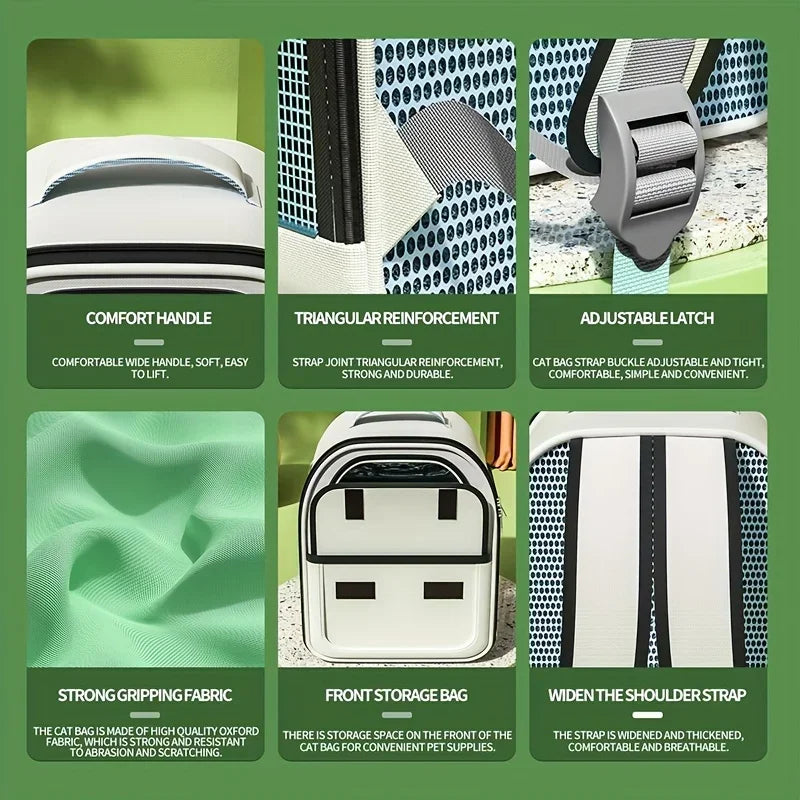 Pet Carrier Space Capsule Backpack - My Fur Baby