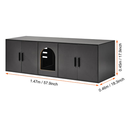 PurrHide- Dual Cat Litter Box Enclosure