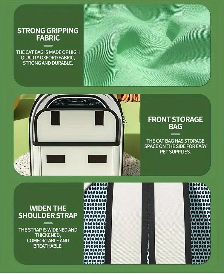 Pet Carrier Space Capsule Backpack - My Fur Baby