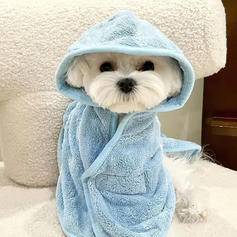 FluffDry - Small Pet Bath Robe - My Fur Baby