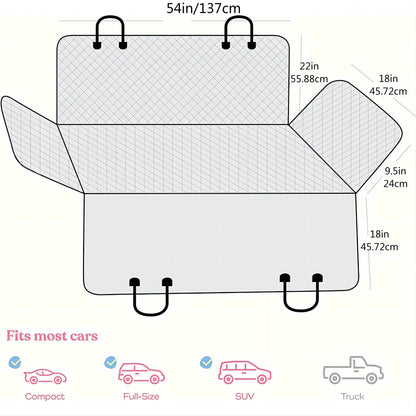 Waterproof Pet Car  travel  Mat - My Fur Baby