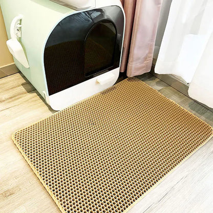Pet Cat Litter Mat Waterproof Double Layer - My Fur Baby