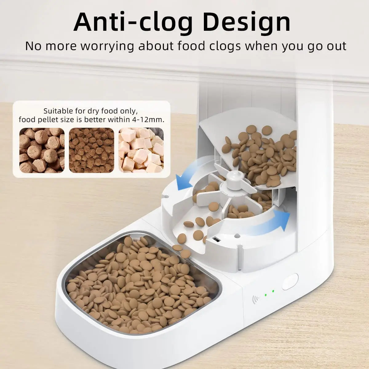 Automatic Cat Feeder Pet Smart WiFi Kibble Dispenser – 4L Auto Food Dispenser for Cats & Dogs - My Fur Baby