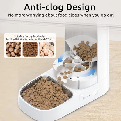Automatic Cat Feeder Pet Smart WiFi Kibble Dispenser – 4L Auto Food Dispenser for Cats & Dogs - My Fur Baby