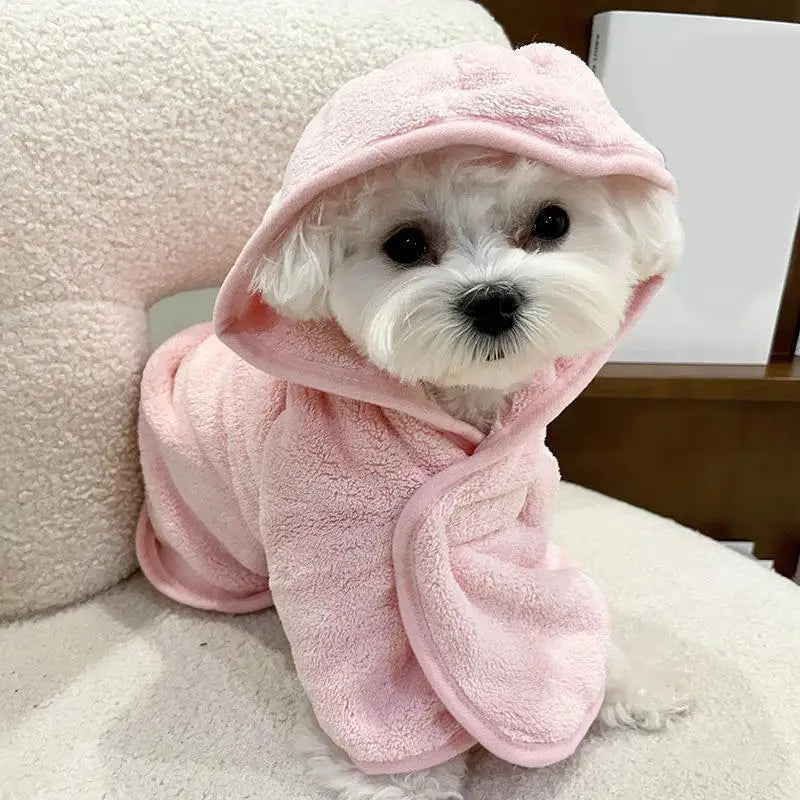 FluffDry - Small Pet Bath Robe - My Fur Baby