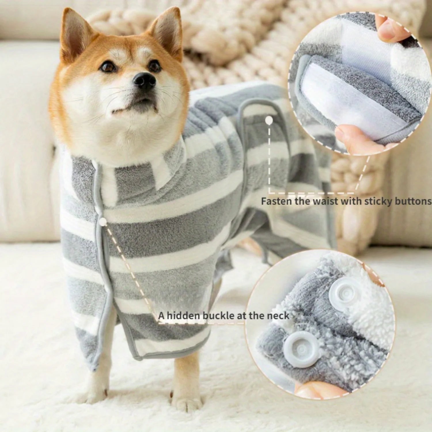 FurSpa- Large Dog Bathrobe - My Fur Baby