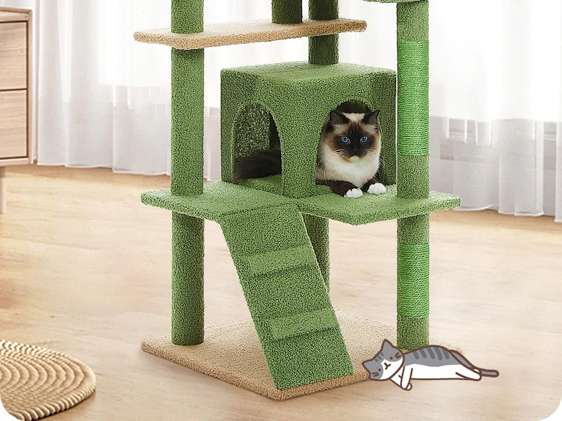 MajesticPaws- XL Cat Tree Tower – Ultimate Lounge for Large Cats - My Fur Baby