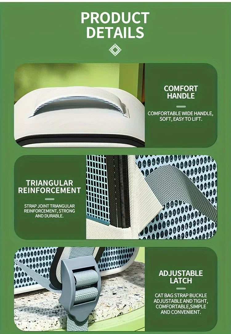 Pet Carrier Space Capsule Backpack - My Fur Baby