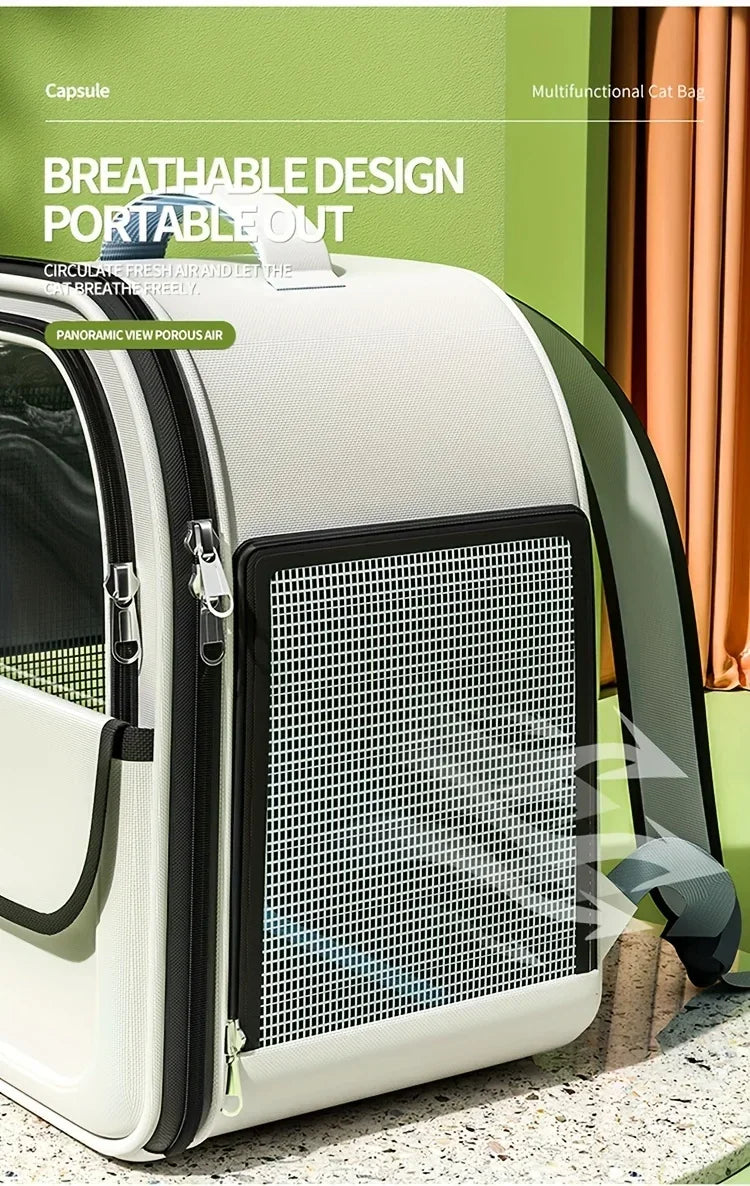 Pet Carrier Space Capsule Backpack - My Fur Baby