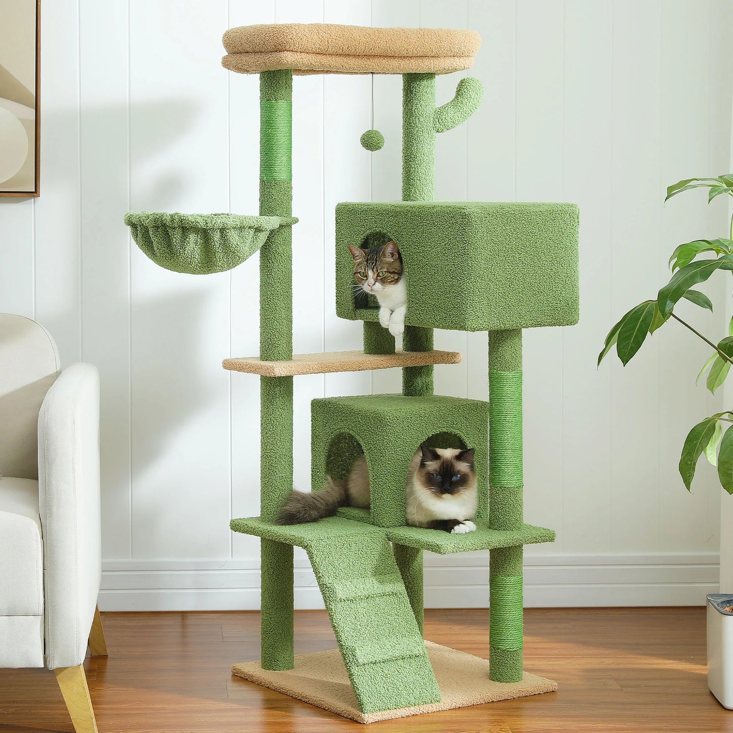 MajesticPaws- XL Cat Tree Tower – Ultimate Lounge for Large Cats - My Fur Baby