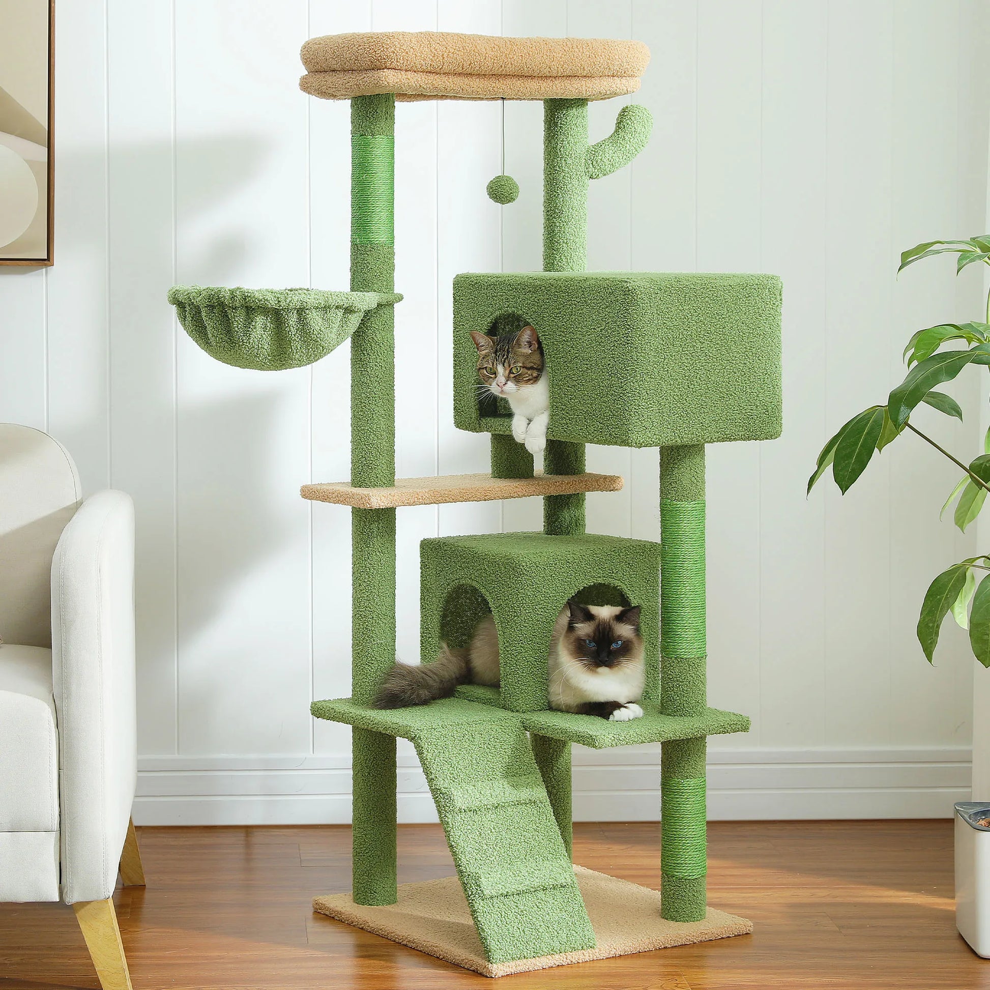 MajesticPaws- XL Cat Tree Tower – Ultimate Lounge for Large Cats - My Fur Baby