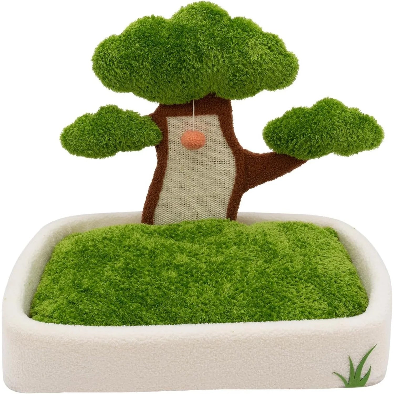 Luxury Cat House with Pine Tree Scratching Post - My Fur Baby