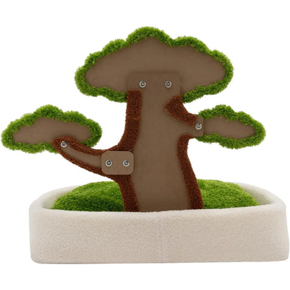 Luxury Cat House with Pine Tree Scratching Post - My Fur Baby