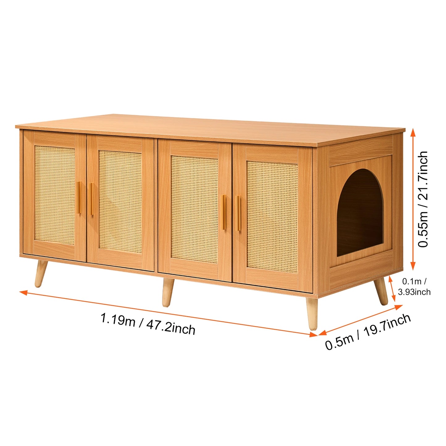 PurrHide- Dual Cat Litter Box Enclosure