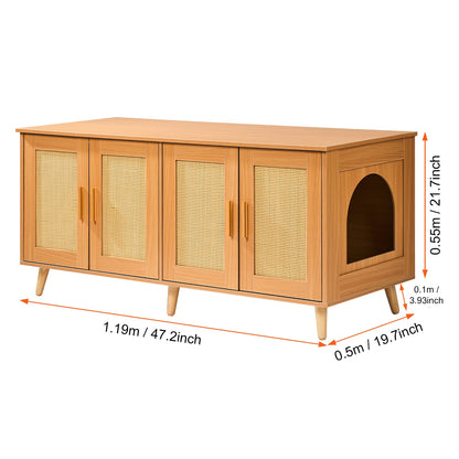 PurrHide- Dual Cat Litter Box Enclosure