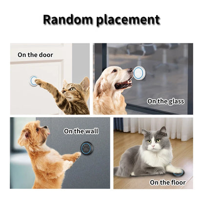 Pet Touch Doorbell for Cats & Dogs – 300M Range, 60 Ringtones, Waterproof Wireless Training Bell - My Fur Baby