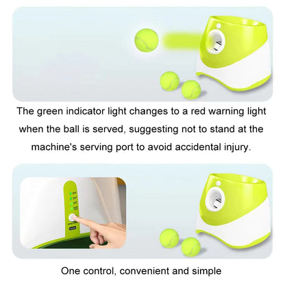 Dog Tennis Launcher – Automatic Ball Launcher Catapult for Interactive Pet Play - My Fur Baby