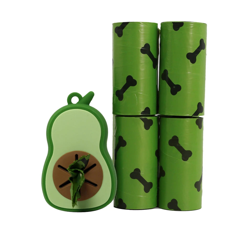 Biodegradable Compostable Dog Poop Bags with Silicone Holder - My Fur Baby