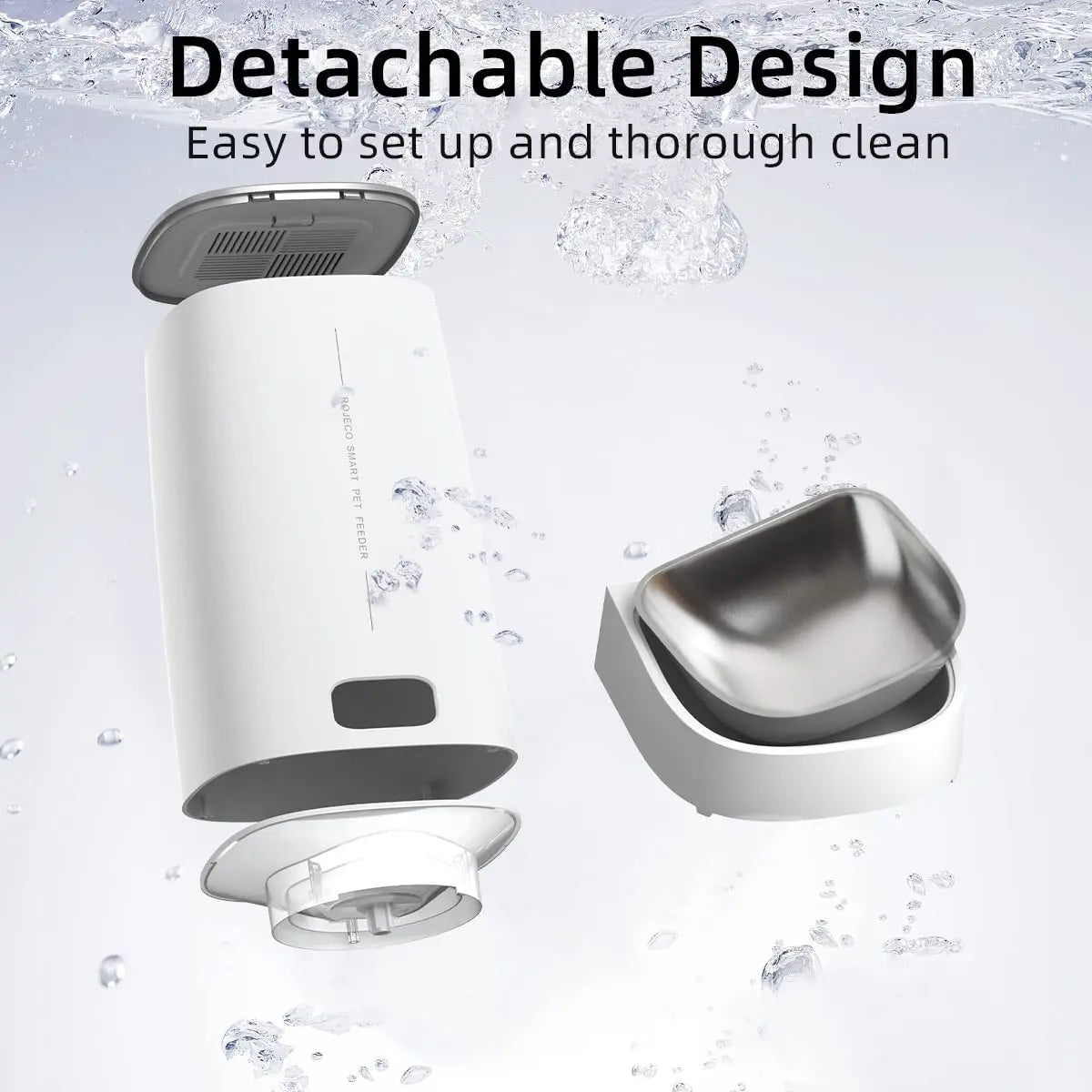 Automatic Cat Feeder Pet Smart WiFi Kibble Dispenser – 4L Auto Food Dispenser for Cats & Dogs - My Fur Baby