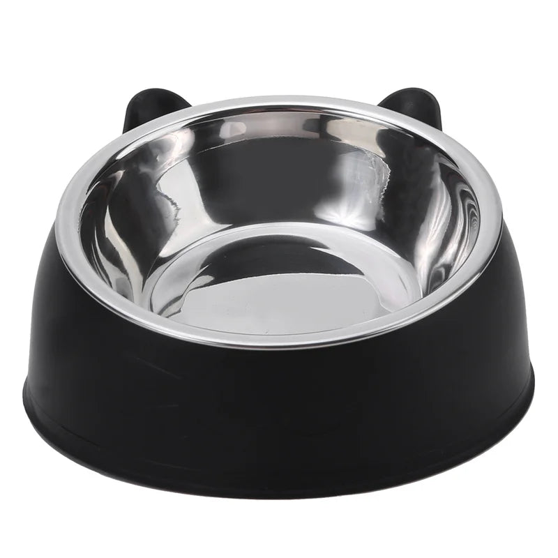 Stainless Steel Cat Bowl – Anti-Slip and Ergonomic Feeding Solution for Cats and Small Dogs - My Fur Baby