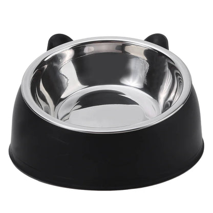 Stainless Steel Cat Bowl – Anti-Slip and Ergonomic Feeding Solution for Cats and Small Dogs - My Fur Baby