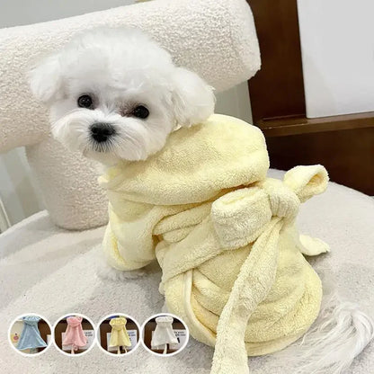 FluffDry - Small Pet Bath Robe - My Fur Baby