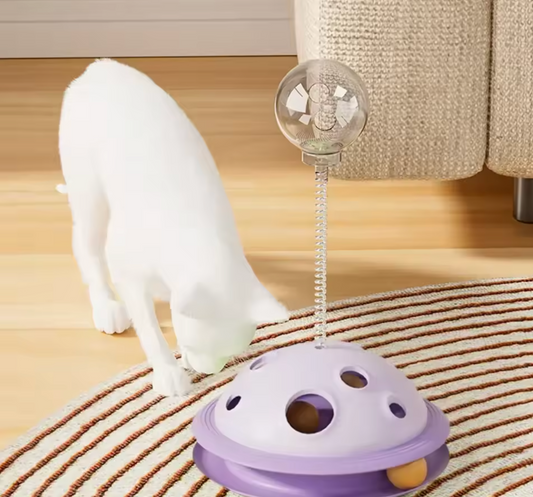 Interactive Solid Color Planet Snack Dispenser - My Fur Baby