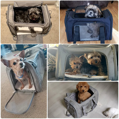 Airline-Approved Soft Dog Carrier Bag – Waterproof, Claw-Proof & Travel-Ready - My Fur Baby