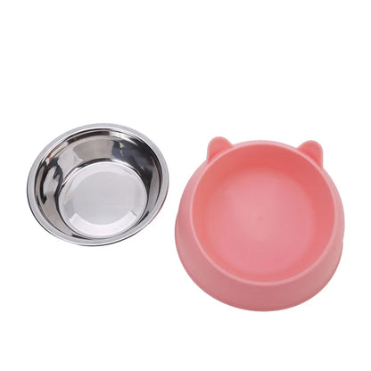 Stainless Steel Cat Bowl – Anti-Slip and Ergonomic Feeding Solution for Cats and Small Dogs - My Fur Baby