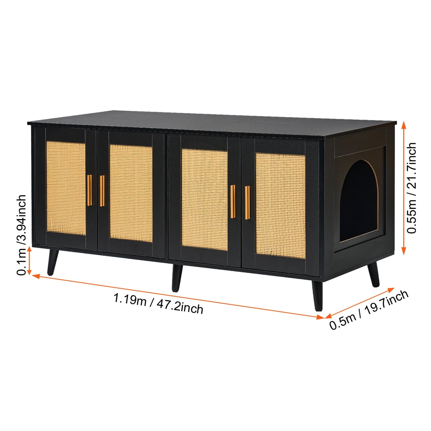 PurrHide- Dual Cat Litter Box Enclosure