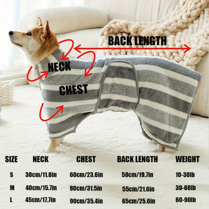 FurSpa- Large Dog Bathrobe - My Fur Baby